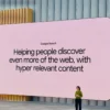 Liz Reid's keynote at Google I/O