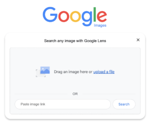 Google image search homepage